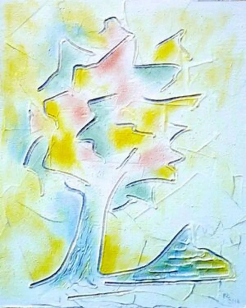 L'albero I, 2018; 60x50