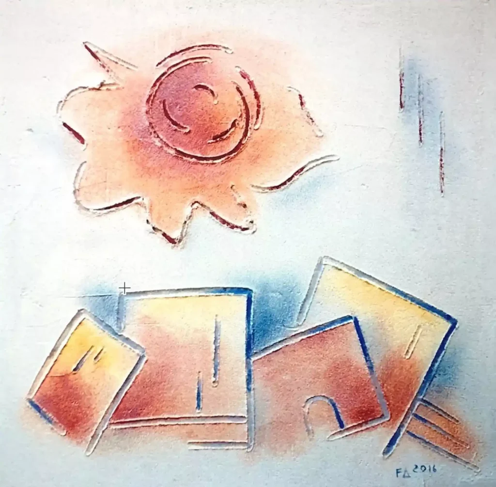  L'estate, 2016; 65 x 65