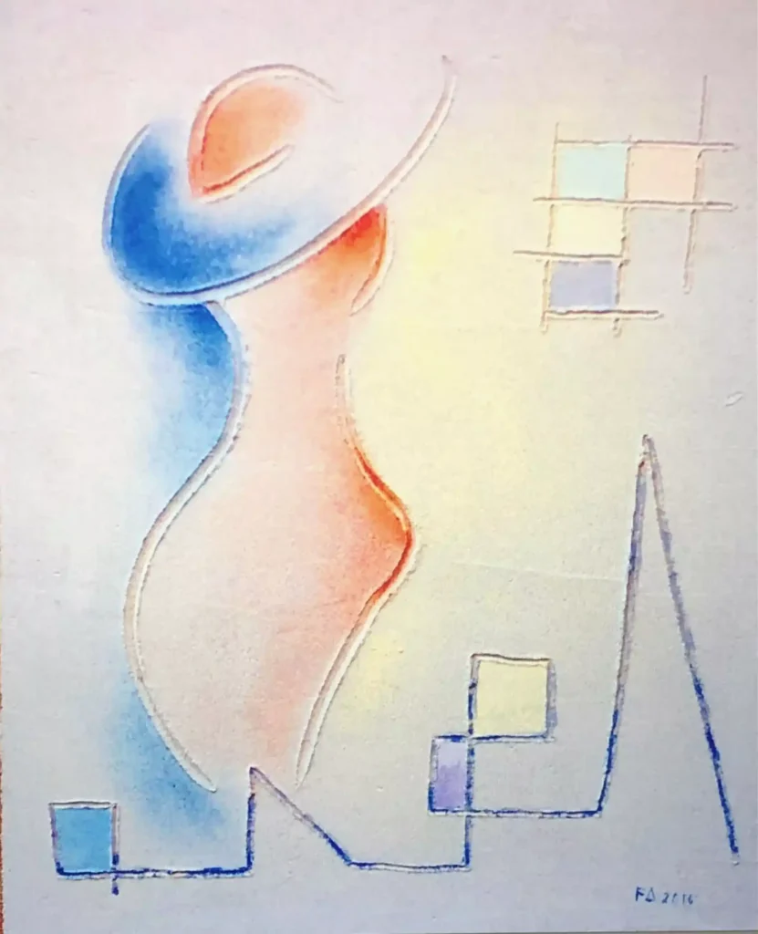  In osservazione, 2016; 65 x 55