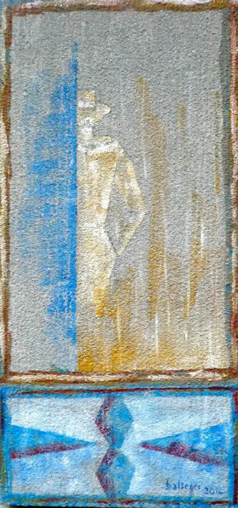 Studio di figura n.4 (tavola), 2014; 50 x 24