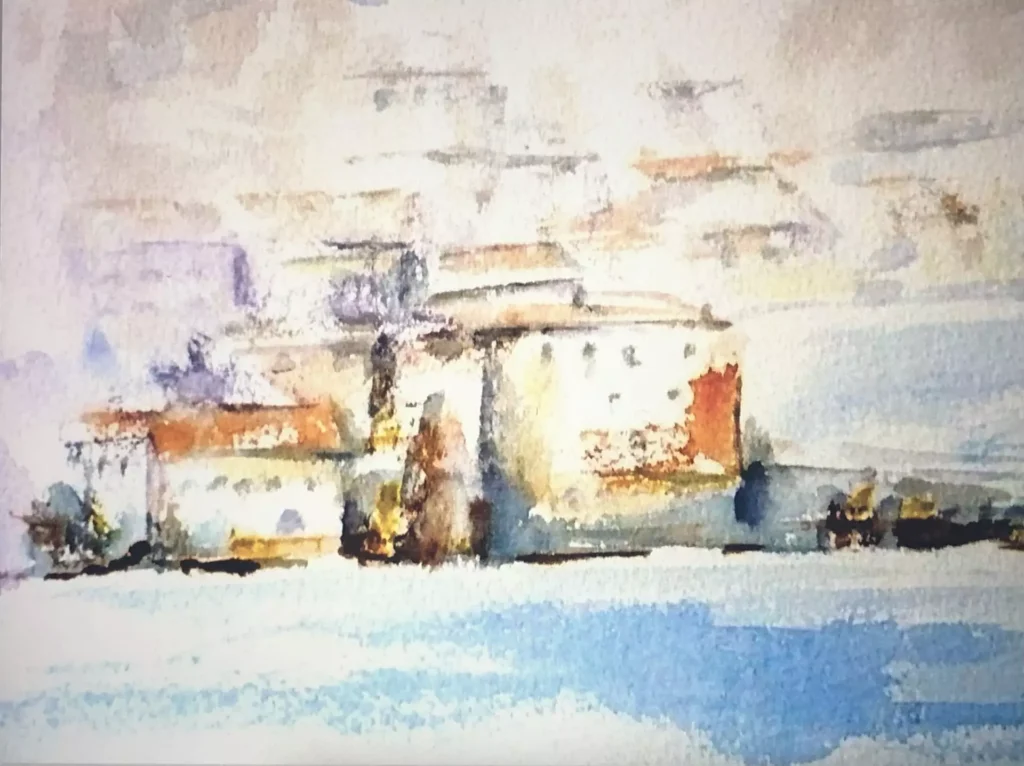 Case sul mare, 2011, 23x28