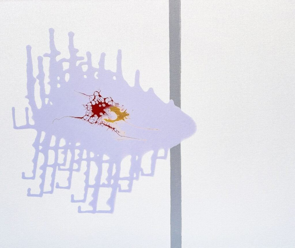  Il microcosmo della materia, 2025, 50x60 cm