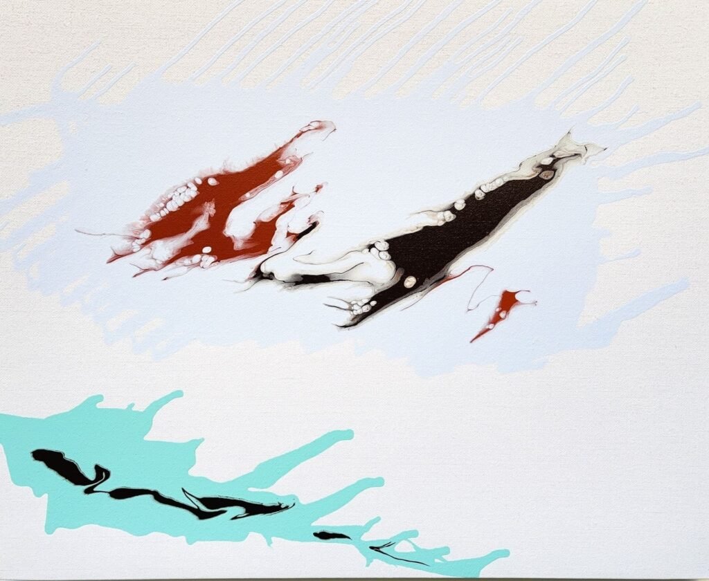  Frammenti di materia, 2025, 80x100 cm