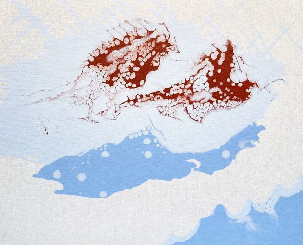 Plasticita della materia, 2025, 80x100 cm