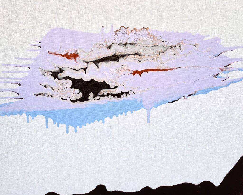  Oltre il visibile, 2025, 80x100 cm 