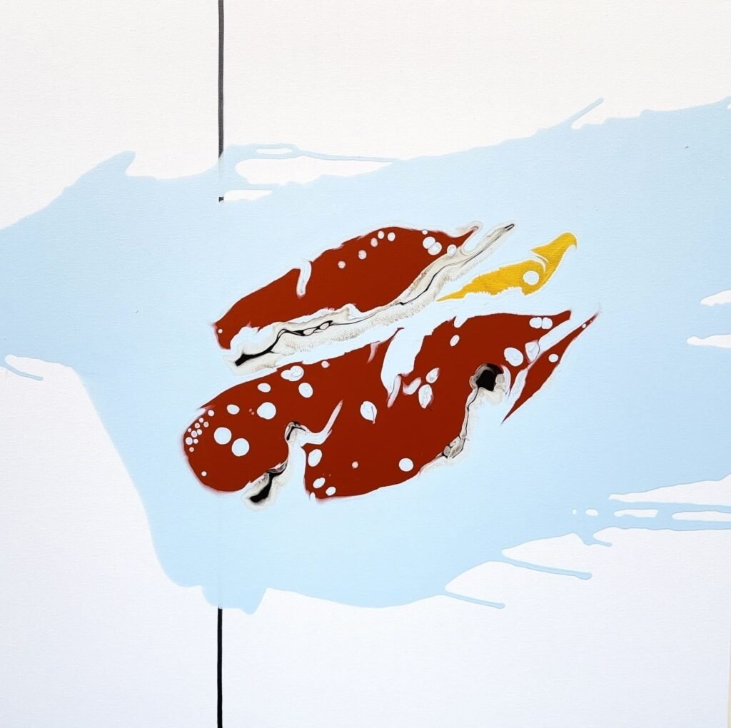 Sagome arcaiche,2025,  80x80 cm