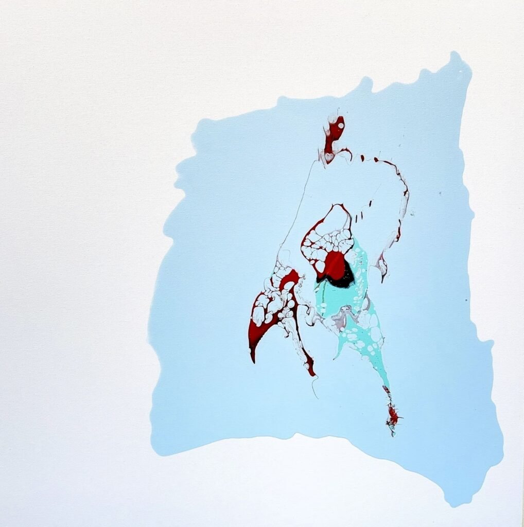 Tormenti della materia, 2025, 80x80 cm 