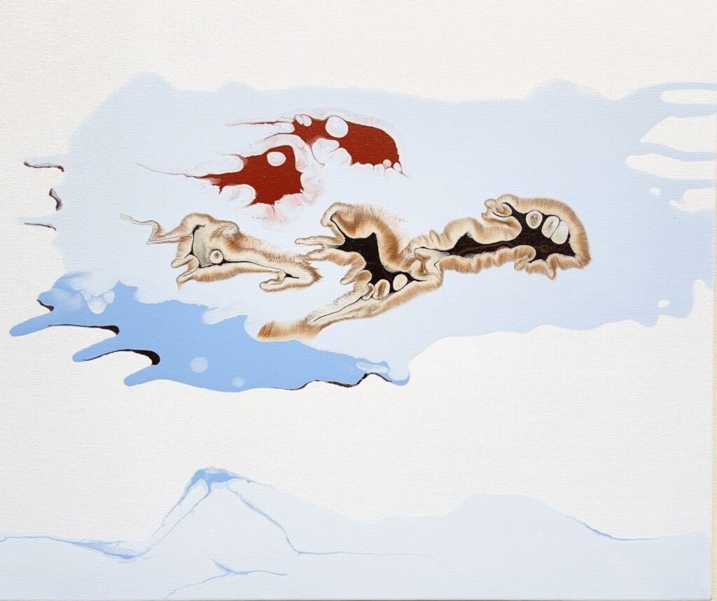 Microstrutture dinamiche, 2025, 50x60 cm
