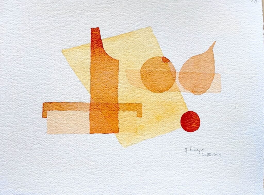 Sovrapposizione di immagini, 2024, 38x50 cm