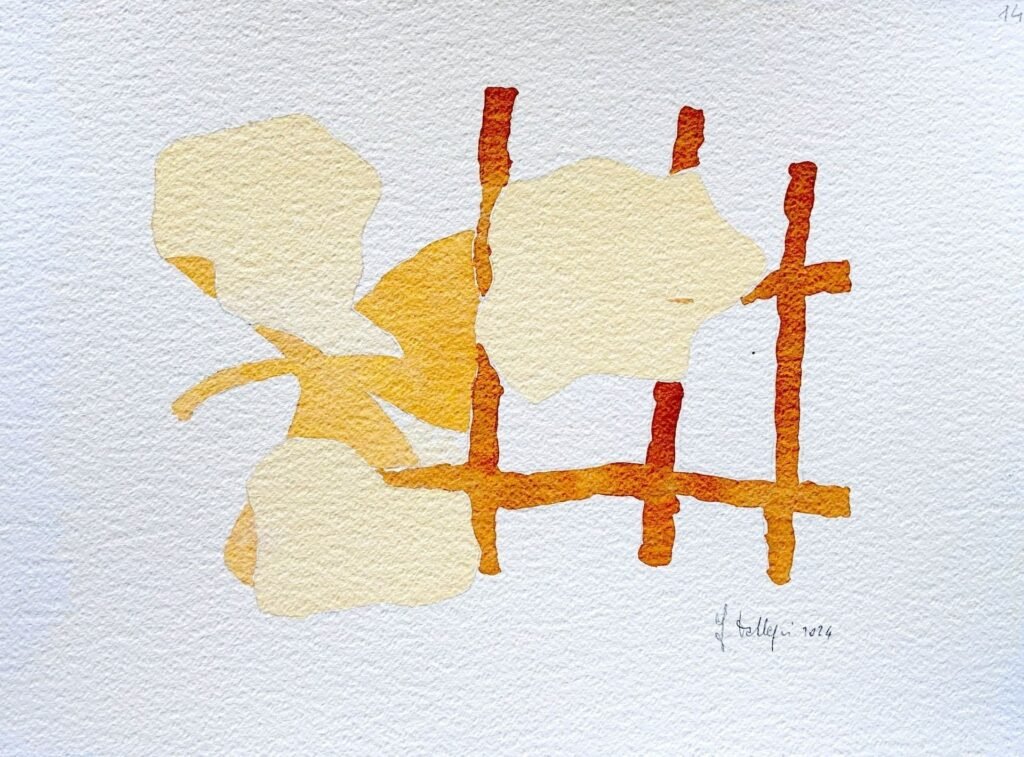 Immagini sovrapposte, 2024, 38 x 50 cm