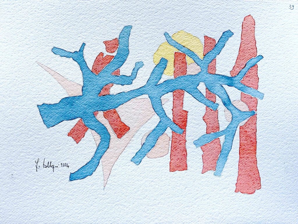Sovrapposizione di immagini, 2024,38x50 cm