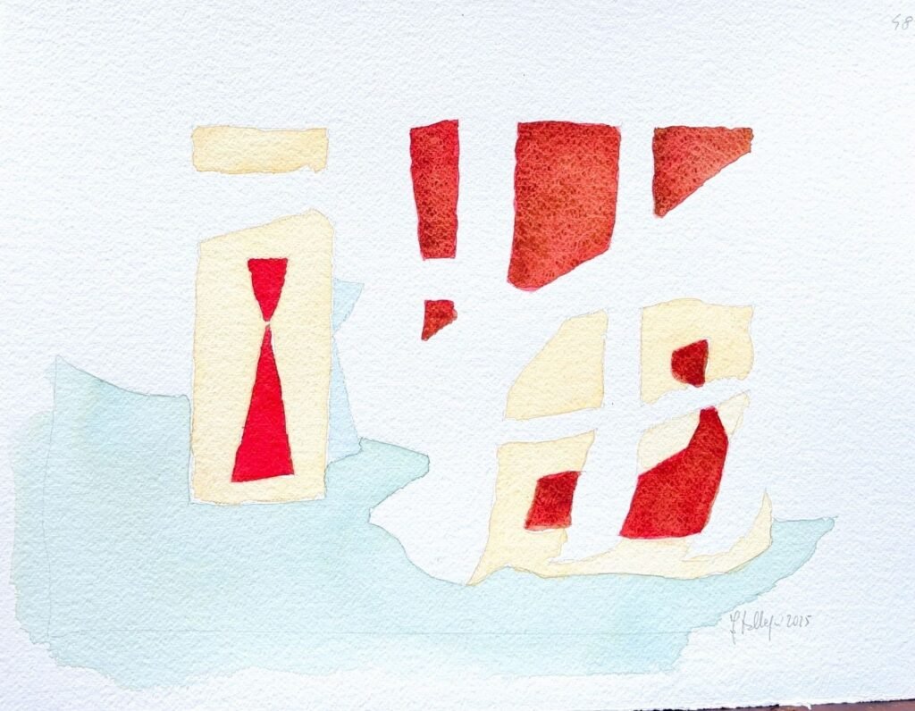 Ibridazione di immagini sovrapposte, 2025, 38x50 cm